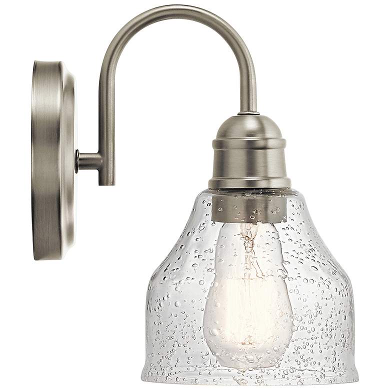 Image 3 Kichler Avery 9 1/4" High Brushed Nickel Wall Sconce more views