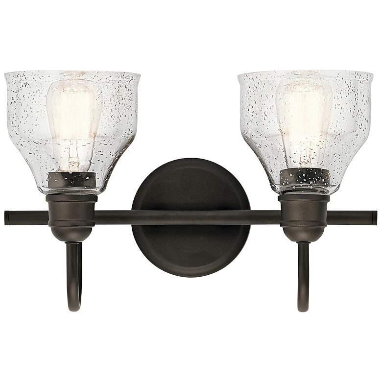 Image 2 Kichler Avery 9 1/4" High Olde Bronze 2-Light Wall Sconce more views