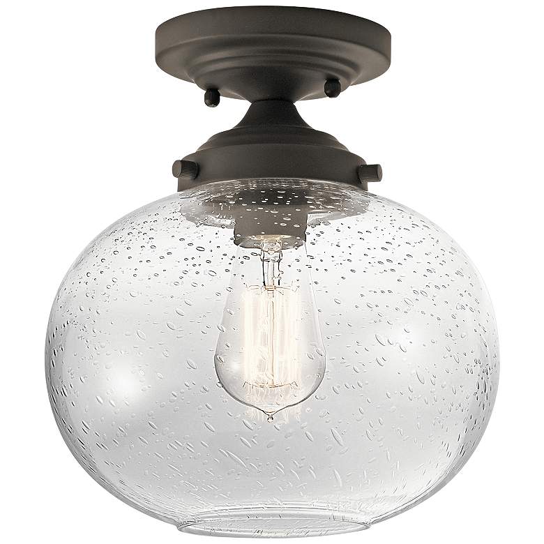 Image 2 Kichler Avery 9 3/4" Wide Olde Bronze Ceiling Light