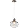 1_Kichler Avery 9 3/4" Wide Olde Bronze Mini Pendant