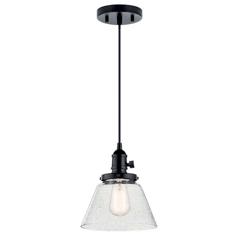 Image 1 Kichler Avery Cone Pendant Black