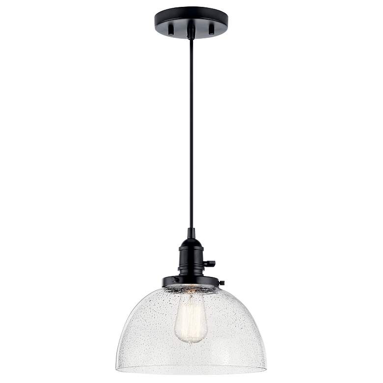 Image 1 Kichler Avery Dome Pendant Black