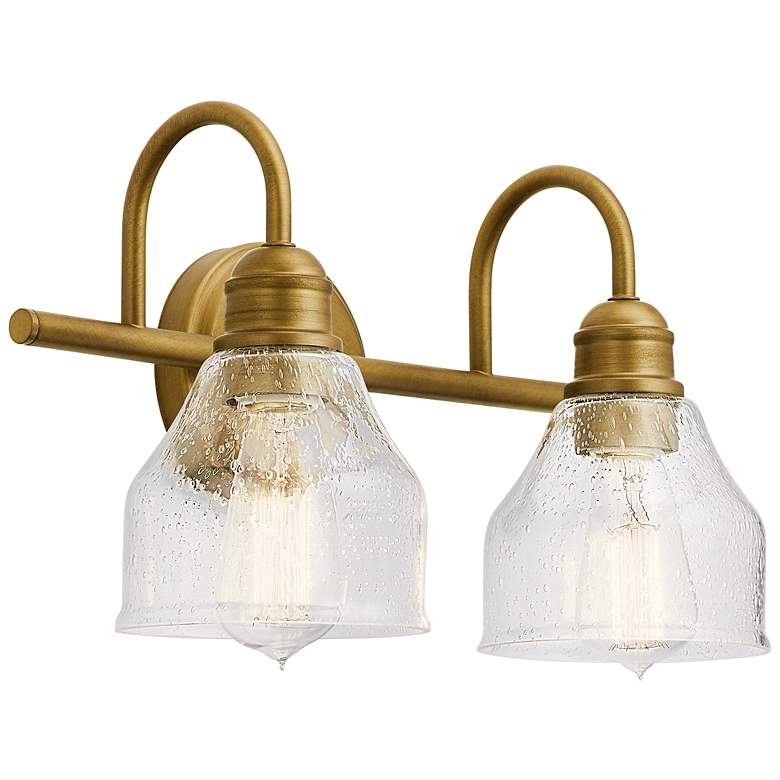 Image 1 Kichler Avery Natural Brass Bath 2Lt