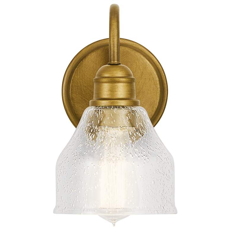 Image 2 Kichler Avery Natural Brass Wall Sconce 1Lt more views