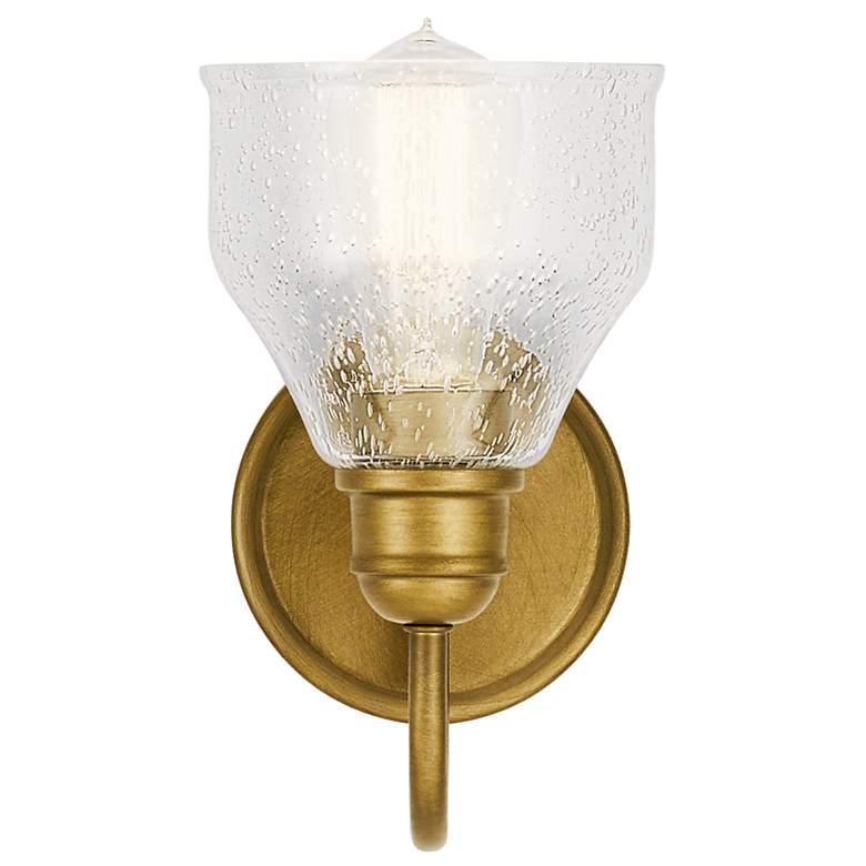 Image 3 Kichler Avery Natural Brass Wall Sconce 1Lt more views