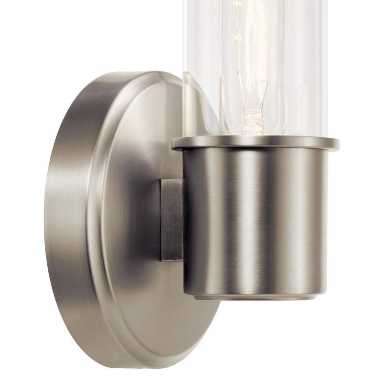 Image 2 Kichler Aviv 13" High Brushed Nickel Wall Sconce more views