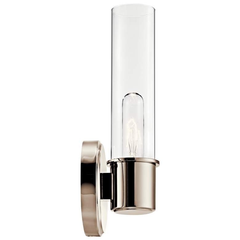 Image 3 Kichler Aviv 13" High Polished Nickel Wall Sconce more views