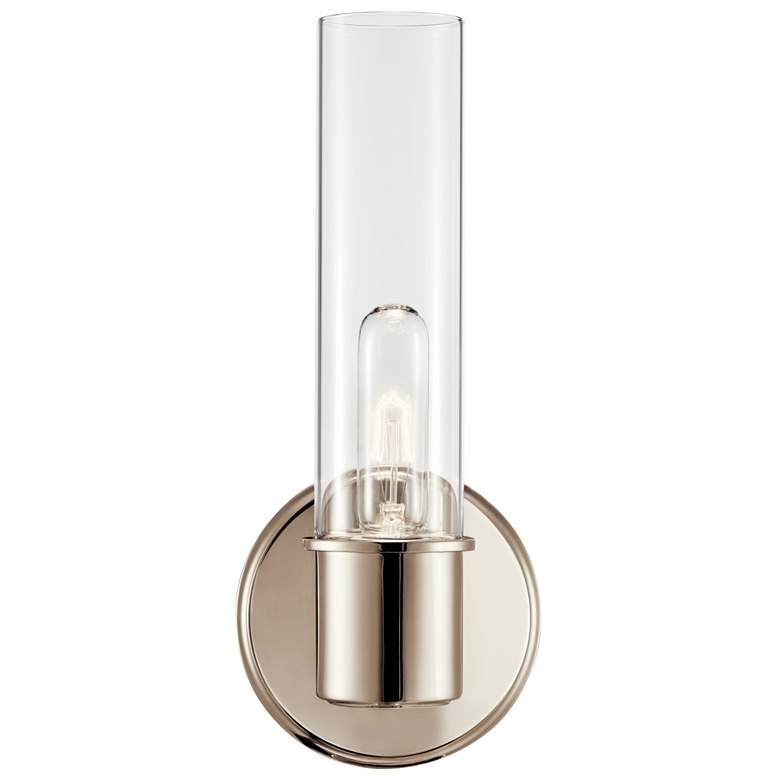 Image 4 Kichler Aviv 13" High Polished Nickel Wall Sconce more views