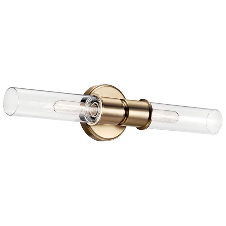 Image 1 Kichler Aviv 24" High Champagne Bronze 2-Light Wall Sconce