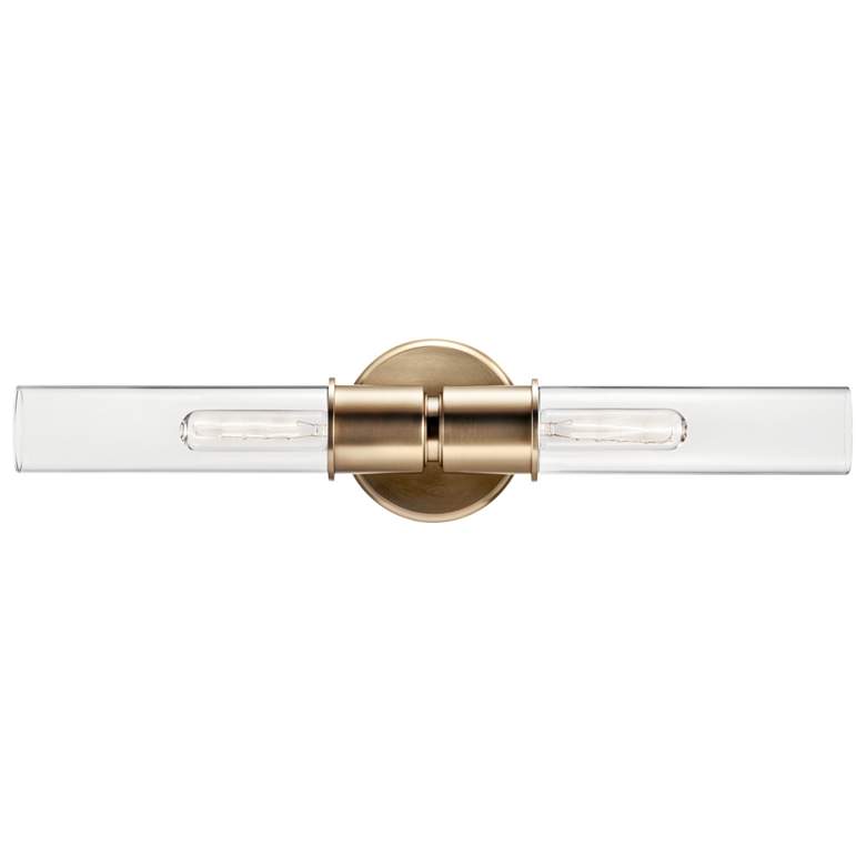 Image 2 Kichler Aviv 24" High Champagne Bronze 2-Light Wall Sconce more views