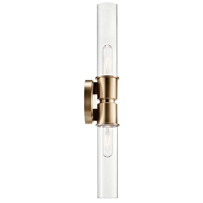 Image 3 Kichler Aviv 24" High Champagne Bronze 2-Light Wall Sconce more views