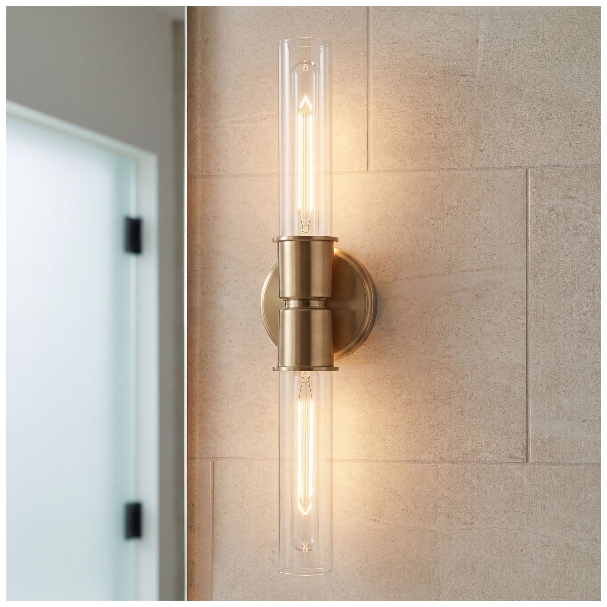 Image 6 Kichler Aviv 24" High Champagne Bronze 2-Light Wall Sconce more views