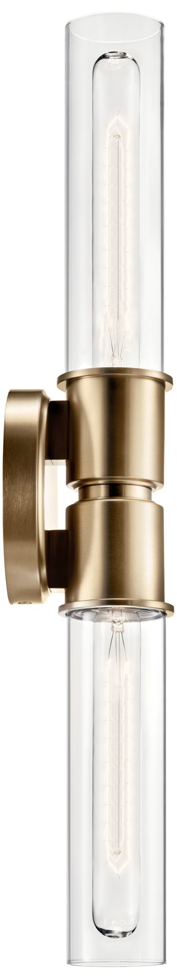 Image 7 Kichler Aviv 24" High Champagne Bronze 2-Light Wall Sconce more views