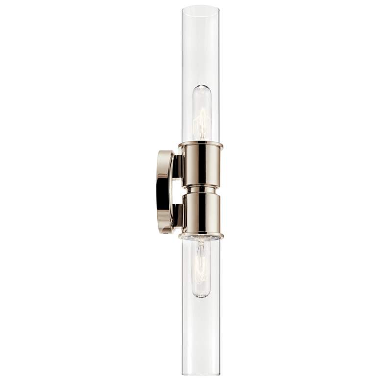 Image 3 Kichler Aviv 24" High Polished Nickel 2-Light Wall Sconce more views