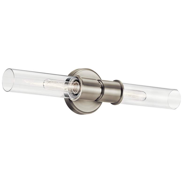 Image 1 Kichler Aviv 24" Wide Brushed Nickel 2-Light Bath Light