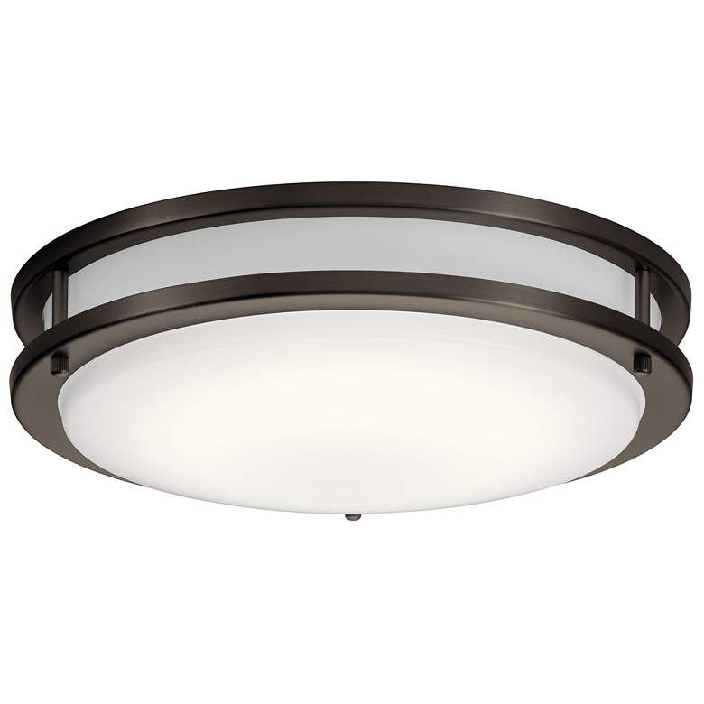 Image 2 Kichler Avon 14 1/4" Wide Olde Bronze Ceiling Light
