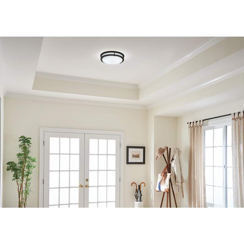 Image 6 Kichler Avon 14 1/4" Wide Olde Bronze Ceiling Light more views