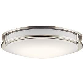 Image1 of Kichler Avon 24" Wide LED Brushed Nickel Flush Mount Ceiling Light