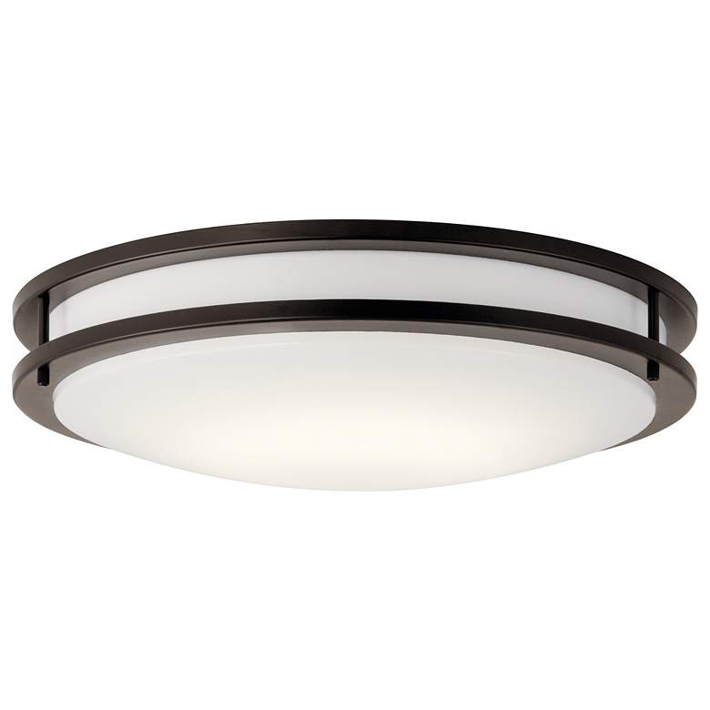 Image 1 Kichler Avon 24" Wide Olde Bronze LED Ceiling Light