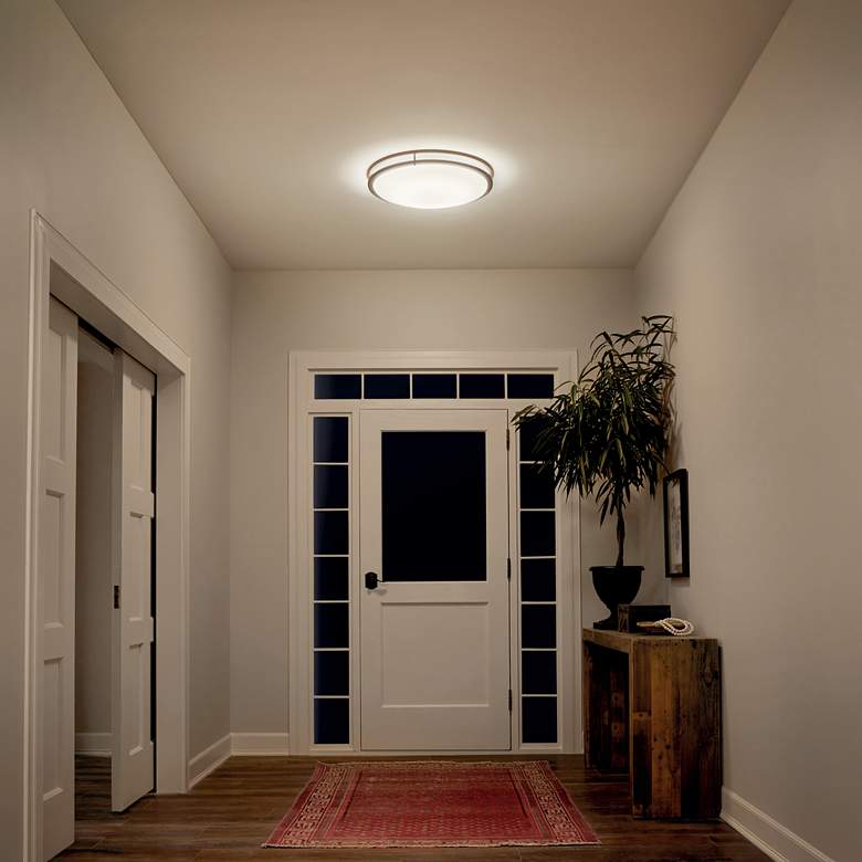 Image 3 Kichler Avon 24" Wide Olde Bronze LED Ceiling Light more views