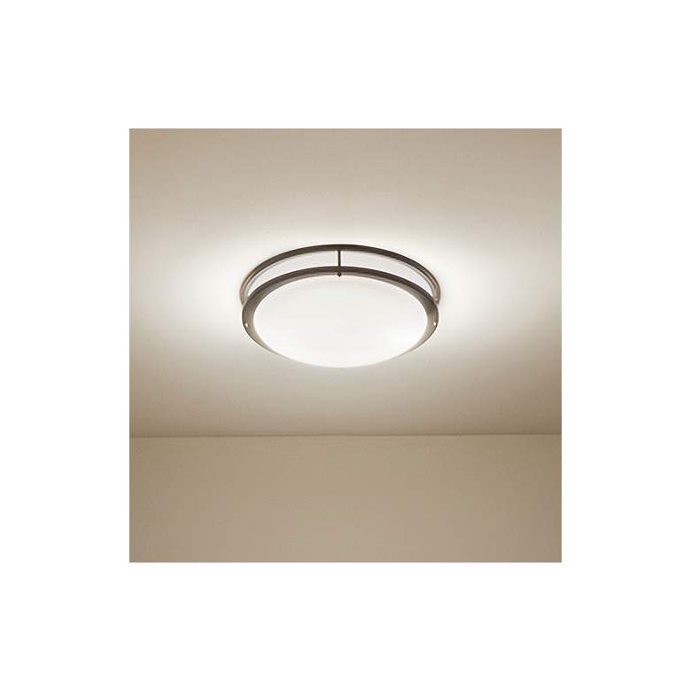 Image 2 Kichler Avon 32 1/2" Wide Olde Bronze LED Ceiling Light