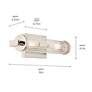 3_Kichler Azores 16" Wide Polished Nickel 2-Light Bath Light more views