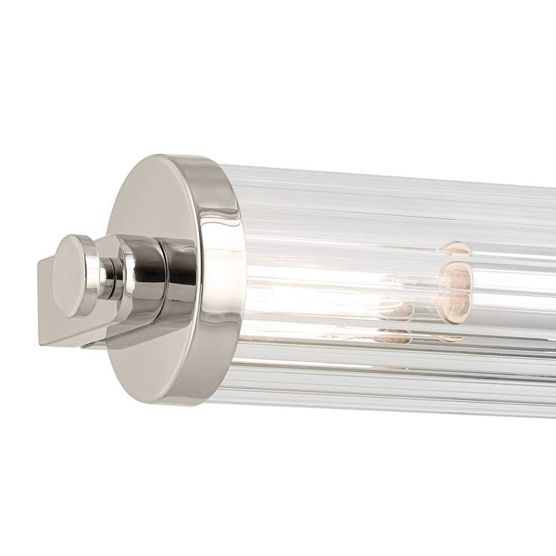 Image 2 Kichler Azores 25" Wide Polished Nickel Linear Bath Light more views
