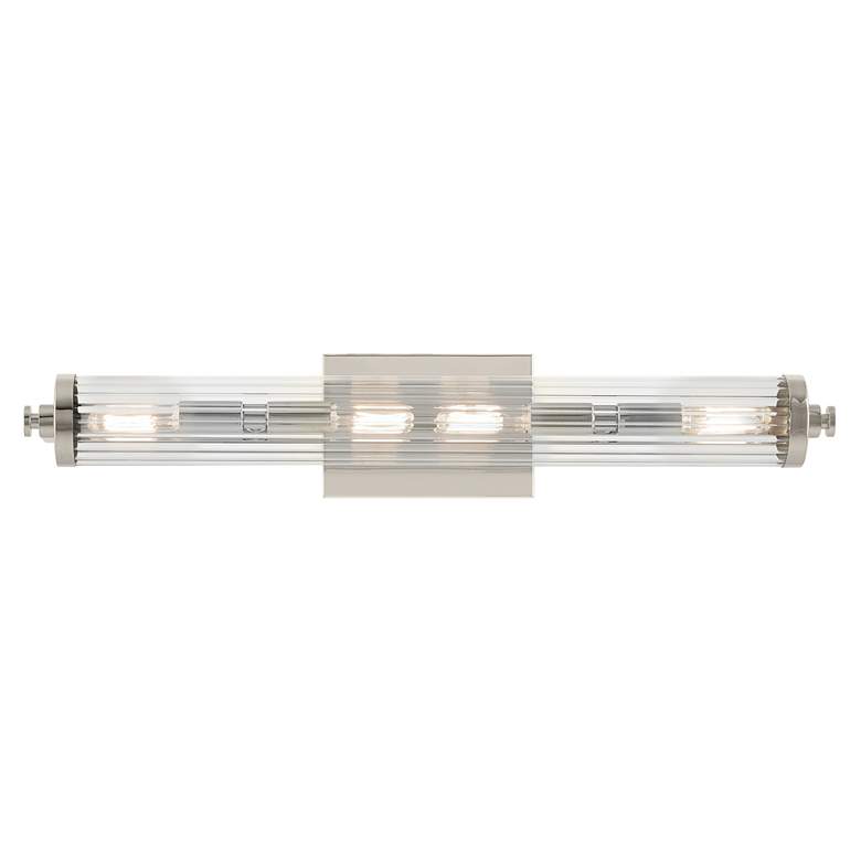 Image 3 Kichler Azores 25" Wide Polished Nickel Linear Bath Light more views