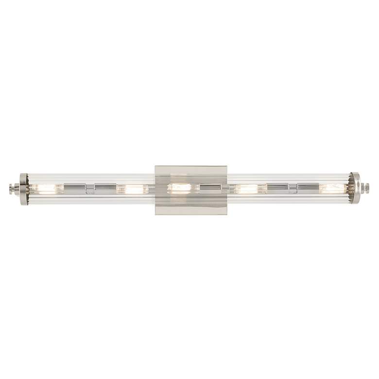 Image 2 Kichler Azores 32" Wide Polished Nickel Linear Bath Light more views