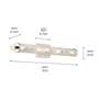 3_Kichler Azores 32" Wide Polished Nickel Linear Bath Light more views
