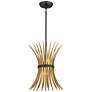 Thumbnail2 of Kichler Baile 12 3/4" Wide Natural Brass Pendant Light