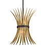 Thumbnail4 of Kichler Baile 12 3/4" Wide Natural Brass Pendant Light more views