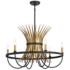 Kichler Baile 29 1/4" Wide Black Brass 6-Light Chandelier