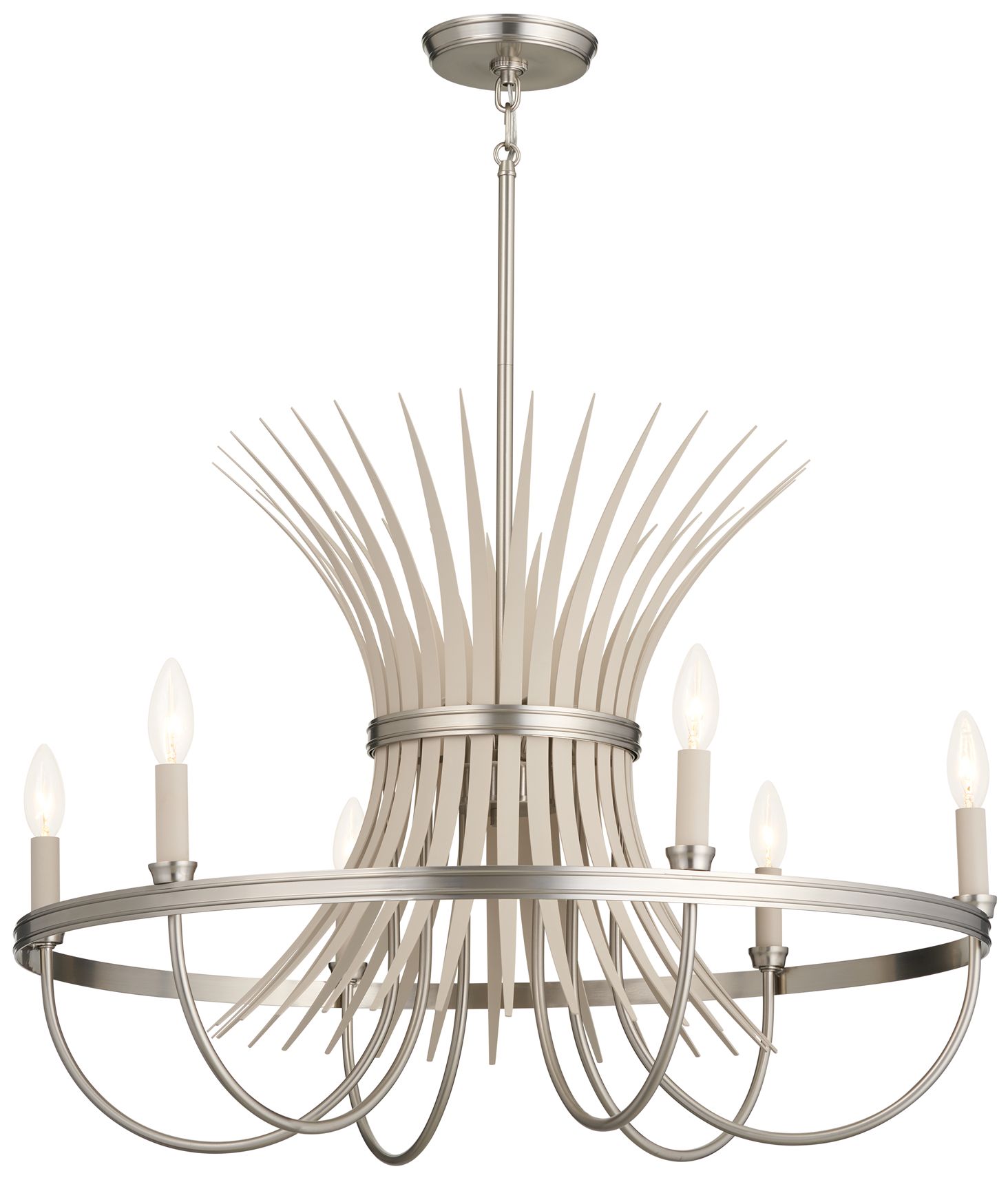 Image 2 Kichler Baile Chandelier Brushed Nickel