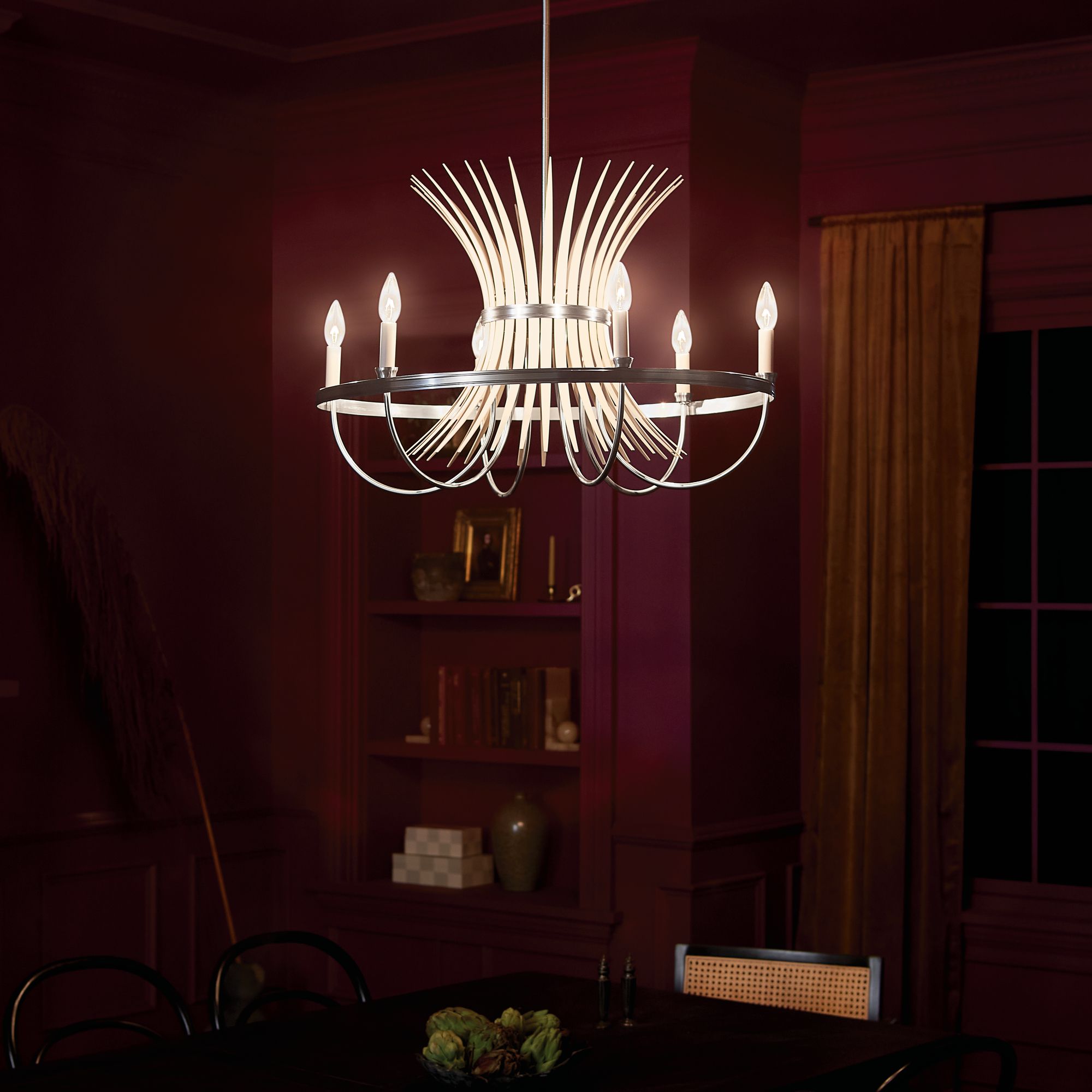 Kichler Baile Chandelier Brushed Nickel