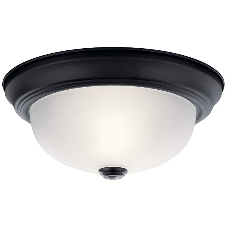 Image 2 Kichler Bakra 11 1/4" Wide Black Ceiling Light