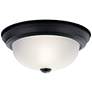 2_Kichler Bakra 11 1/4" Wide Black Ceiling Light