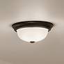 1_Kichler Bakra 11 1/4" Wide Black Ceiling Light