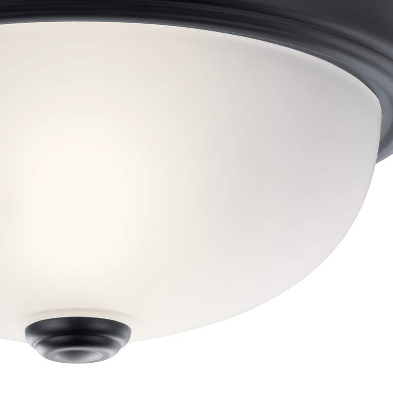 Image 3 Kichler Bakra 11 1/4" Wide Black Ceiling Light more views