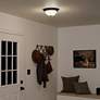 6_Kichler Bakra 11 1/4" Wide Black Ceiling Light more views