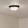 7_Kichler Bakra 11 1/4" Wide Black Ceiling Light more views