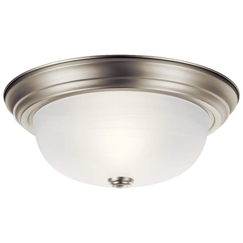 Image 1 Kichler Bakra 13 1/4" Wide Brushed Nickel Ceiling Light