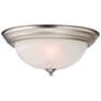 1_Kichler Bakra 13 1/4" Wide Brushed Nickel Ceiling Light