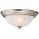 Kichler Bakra 13 1/4" Wide Brushed Nickel Ceiling Light