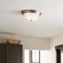4_Kichler Bakra 13 1/4" Wide Brushed Nickel Ceiling Light more views