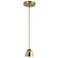 Kichler Baland 5.8" Wide LED Modern Gold Dome Mini Pendant