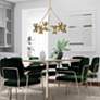 6_Kichler Baland Brushed Natural Brass Chandelier 12Lt LED more views