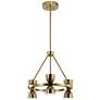 Thumbnail1 of Kichler Baland Brushed Natural Brass Chandelier 6Lt LED