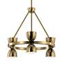 Thumbnail2 of Kichler Baland Brushed Natural Brass Chandelier 6Lt LED more views