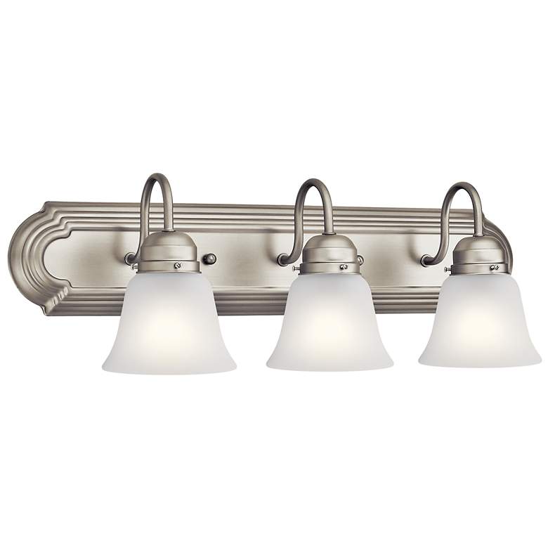 Image 2 Kichler Barnes 24" Wide Brushed Nickel 3-Light Bath Light